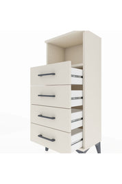 Arges Komodin Tek Raflı 4 Çekmeceli 44x30x106 Aytaşı-Aytaşı