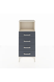 Arges Komodin Tek Raflı 4 Çekmeceli 44x30x106 Aytaşı-Antrasit