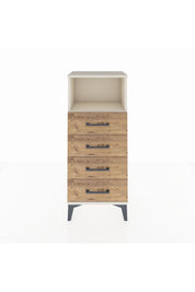 Arges Komodin Tek Raflı 4 Çekmeceli 44x30x106 Aytaşı-Çam