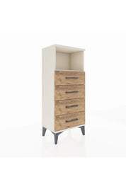 Arges Komodin Tek Raflı 4 Çekmeceli 44x30x106 Aytaşı-Çam