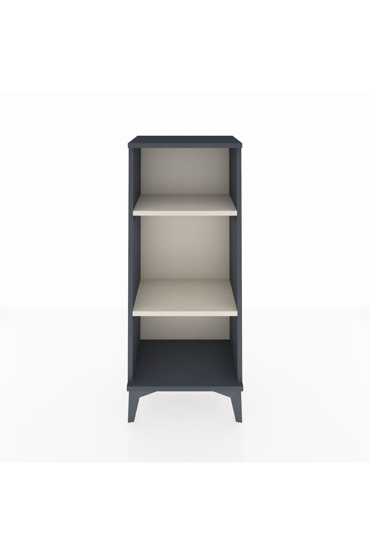 Arges Komodin 2 Raflı 44x30x106 Antrasit-Aytaşı