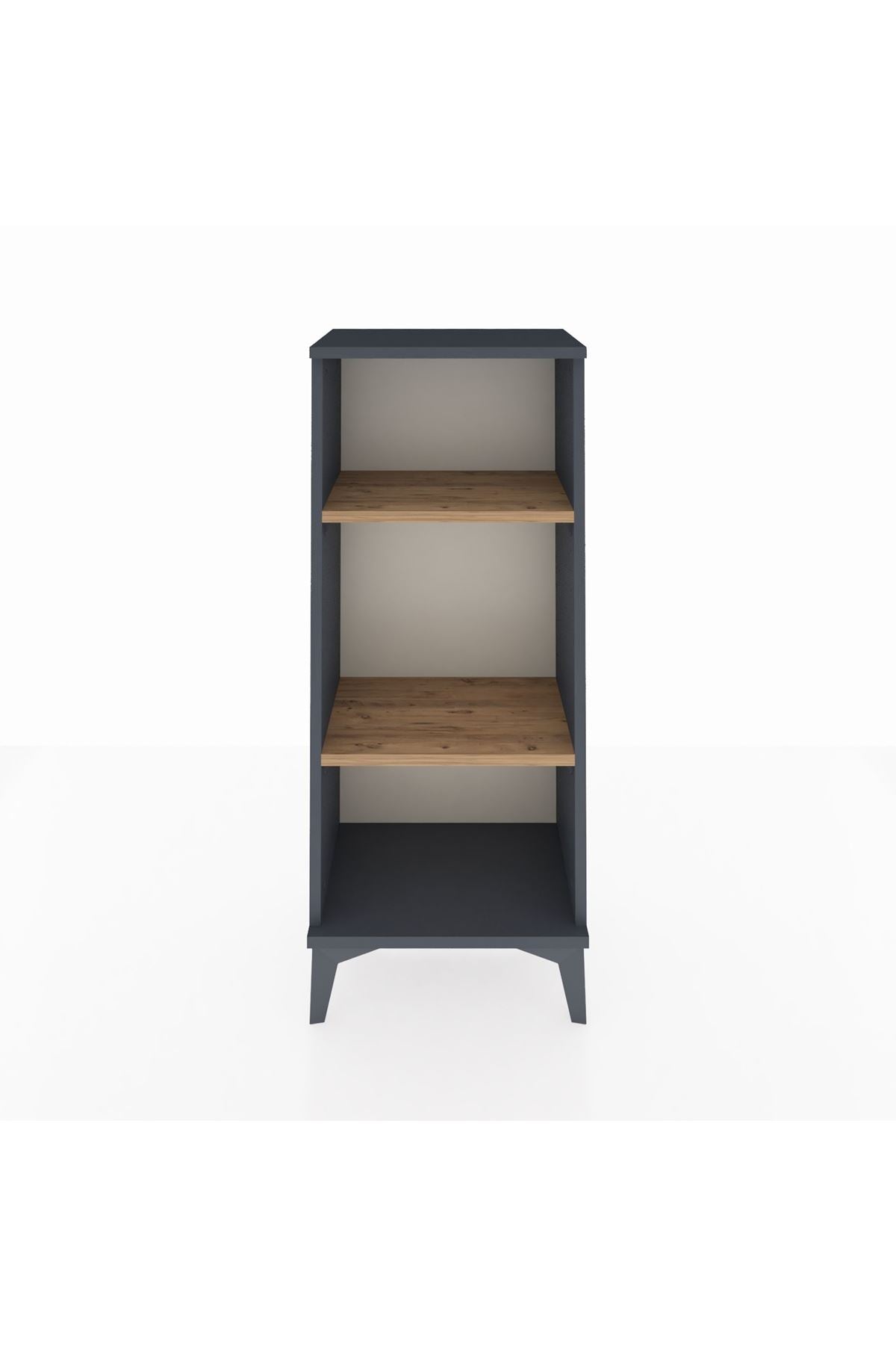 Arges Komodin 2 Raflı 44x30x106 Antrasit-Çam