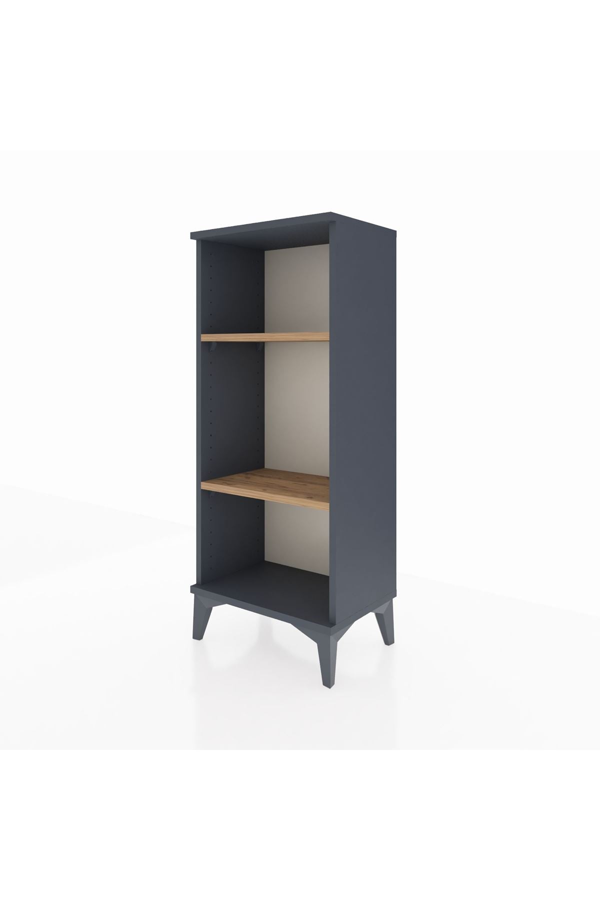 Arges Komodin 2 Raflı 44x30x106 Antrasit-Çam