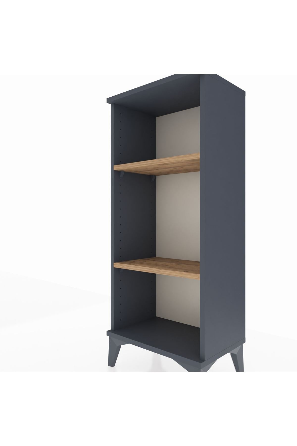 Arges Komodin 2 Raflı 44x30x106 Antrasit-Çam