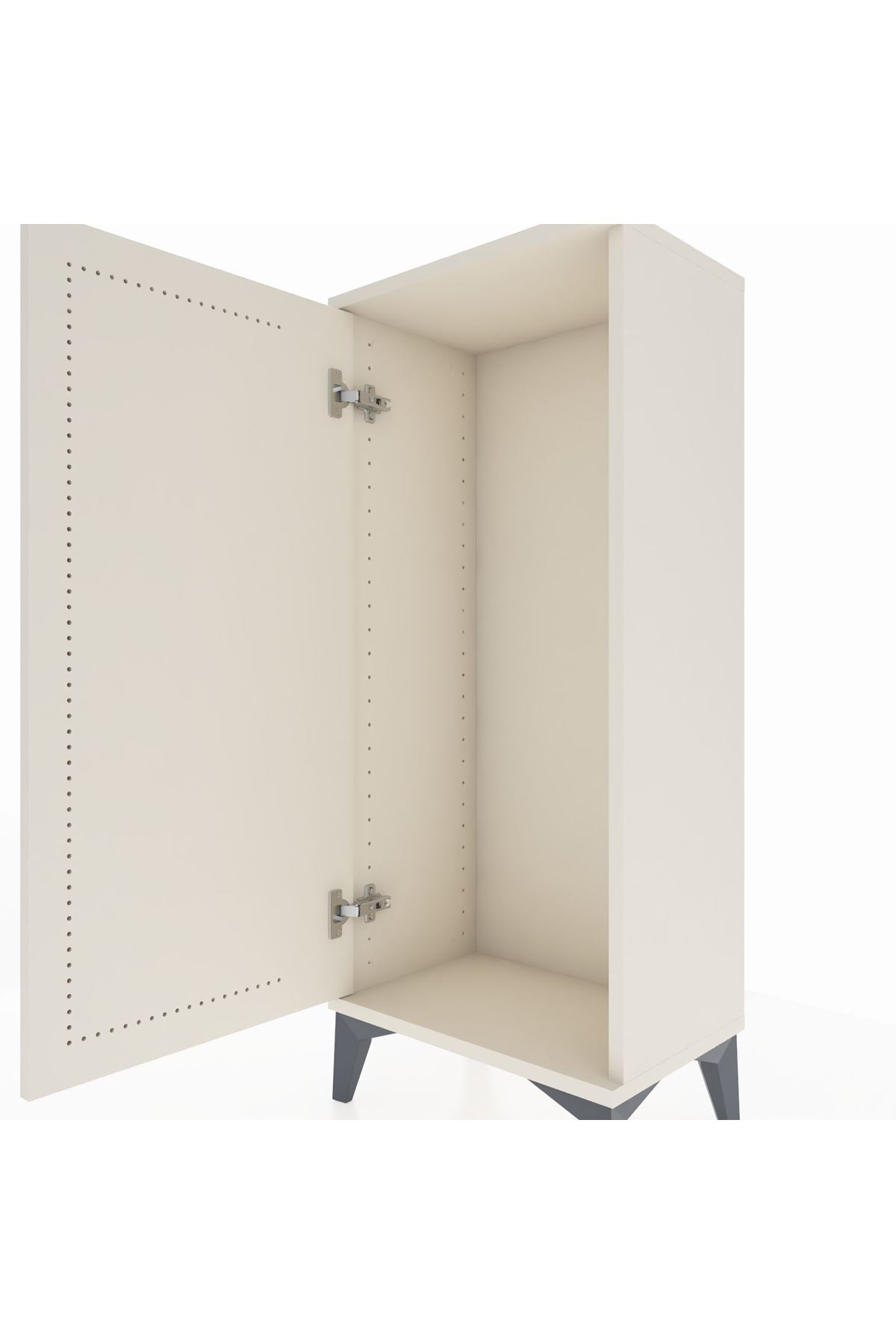 Arges Komodin Tek Kapaklı 44x30x106 Aytaşı-Aytaşı