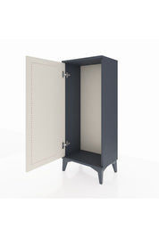 Arges Komodin Tek Kapaklı 44x30x106 Antrasit-Aytaşı