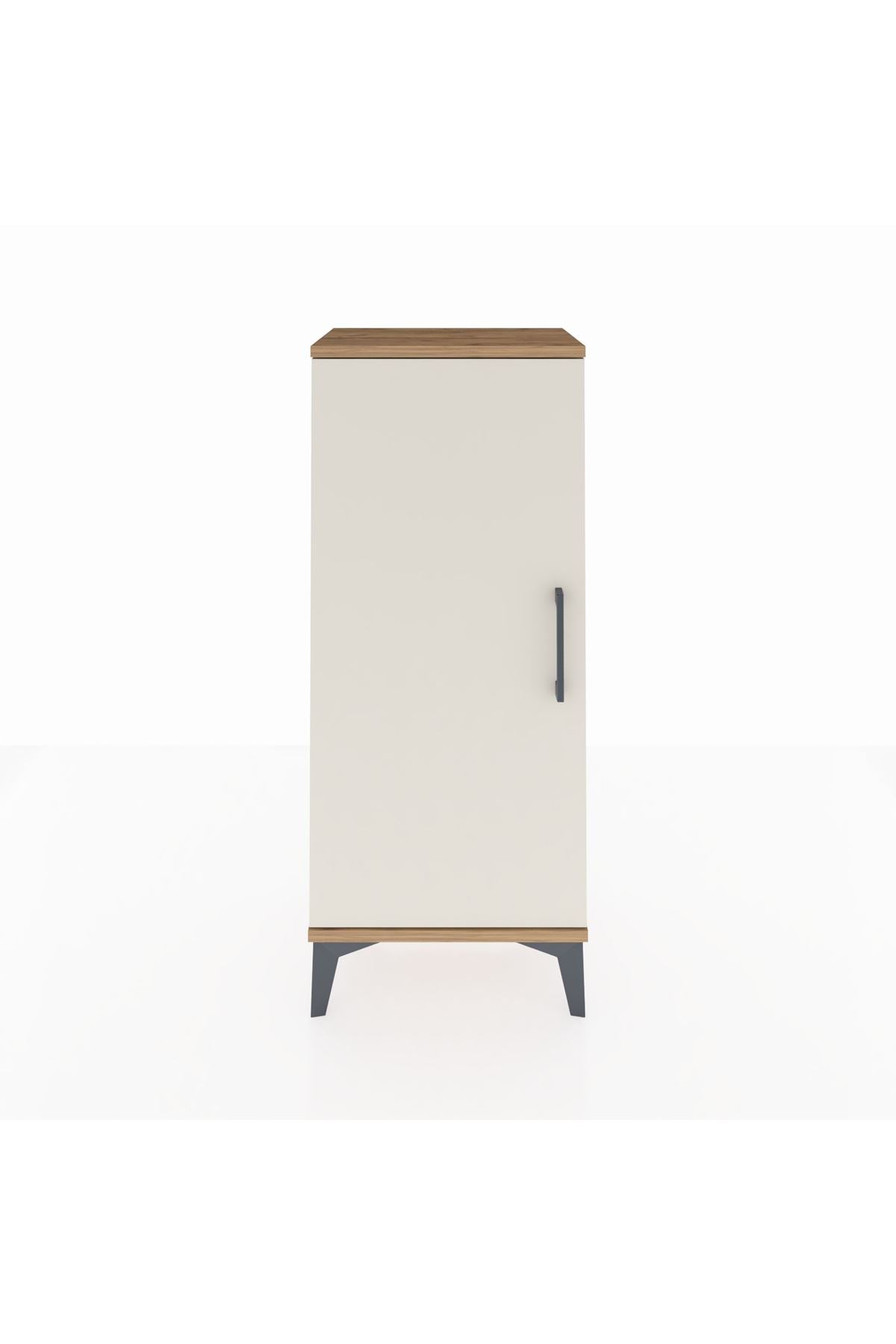 Arges Komodin Tek Kapaklı 44x30x106 Çam-Aytaşı