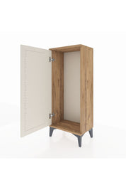 Arges Komodin Tek Kapaklı 44x30x106 Çam-Aytaşı