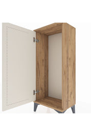 Arges Komodin Tek Kapaklı 44x30x106 Çam-Aytaşı