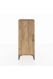 Arges Komodin Tek Kapaklı 44x30x106 Çam-Çam
