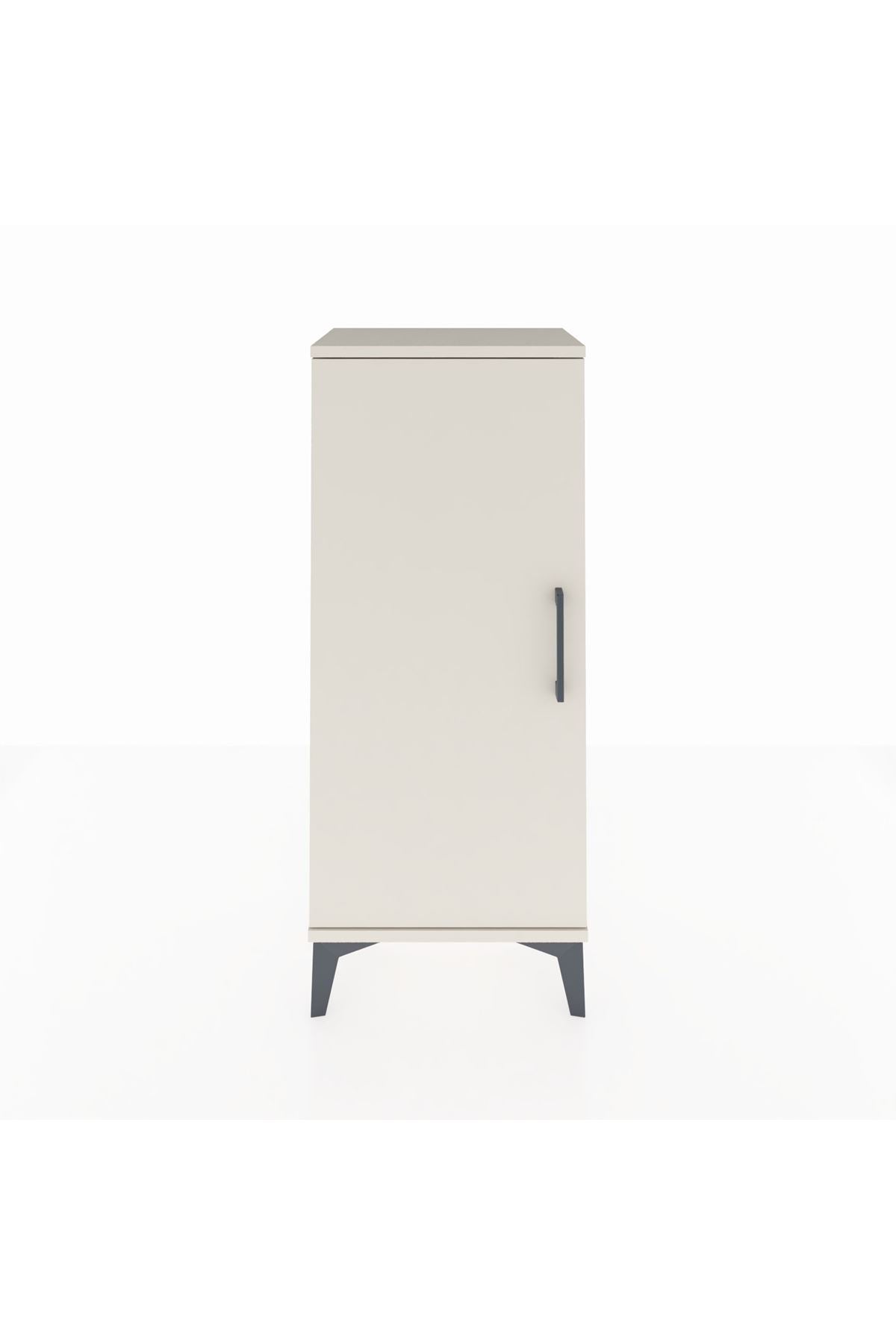 Arges Komodin 2 Raflı Tek Kapaklı 44x30x106 Aytaşı-Aytaşı