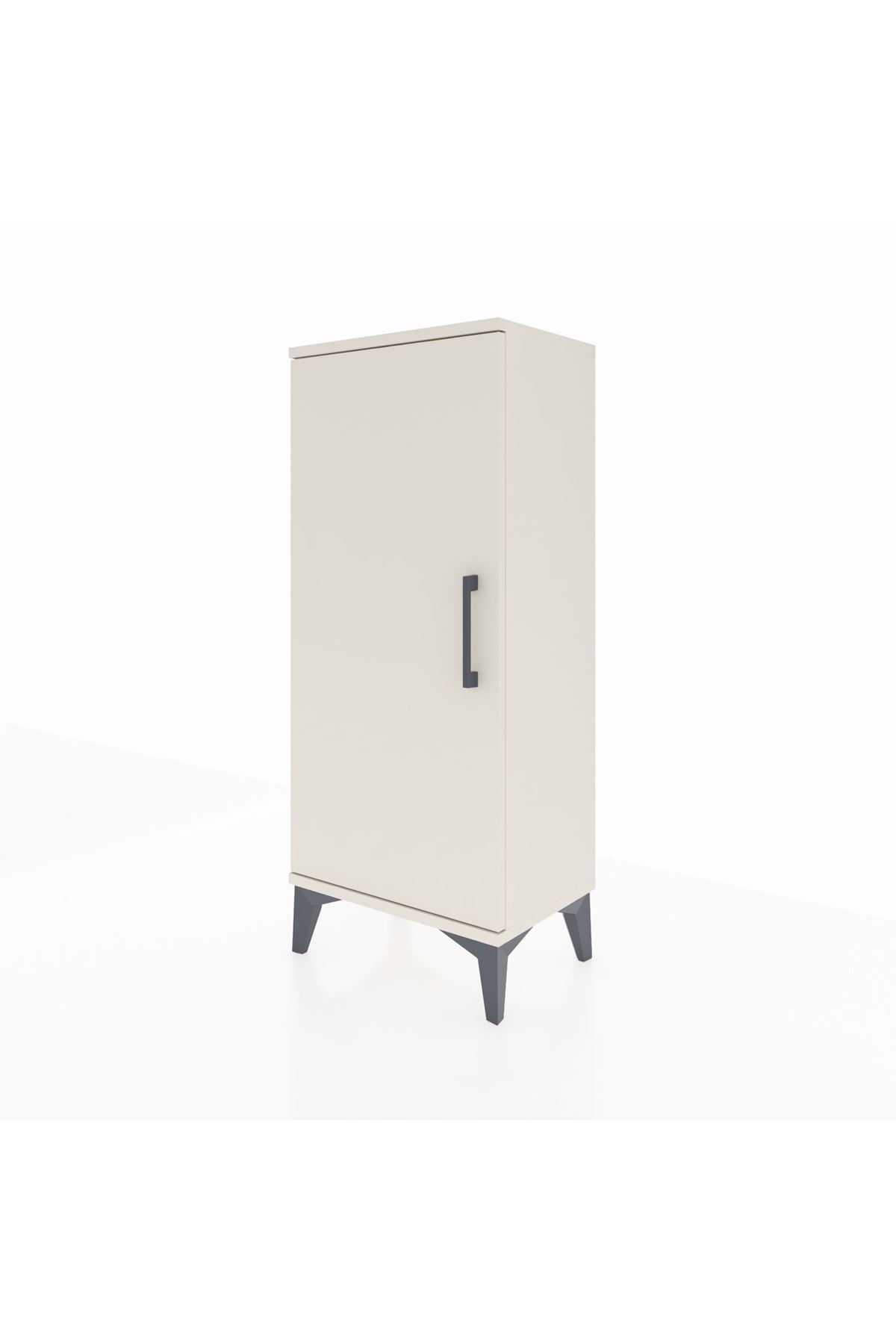 Arges Komodin 2 Raflı Tek Kapaklı 44x30x106 Aytaşı-Aytaşı