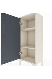 Arges Komodin 2 Raflı Tek Kapaklı 44x30x106 Aytaşı-Antrasit