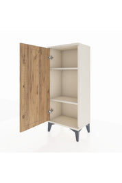 Arges Komodin 2 Raflı Tek Kapaklı 44x30x106 Aytaşı-Çam