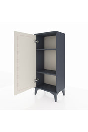 Arges Komodin 2 Raflı Tek Kapaklı 44x30x106 Antrasit-Aytaşı