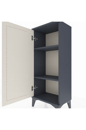 Arges Komodin 2 Raflı Tek Kapaklı 44x30x106 Antrasit-Aytaşı