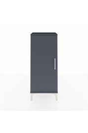 Arges Komodin 2 Raflı Tek Kapaklı 44x30x106 Antrasit-Antrasit