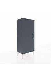 Arges Komodin 2 Raflı Tek Kapaklı 44x30x106 Antrasit-Antrasit