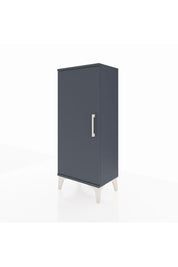 Arges Komodin 2 Raflı Tek Kapaklı 44x30x106 Antrasit-Antrasit