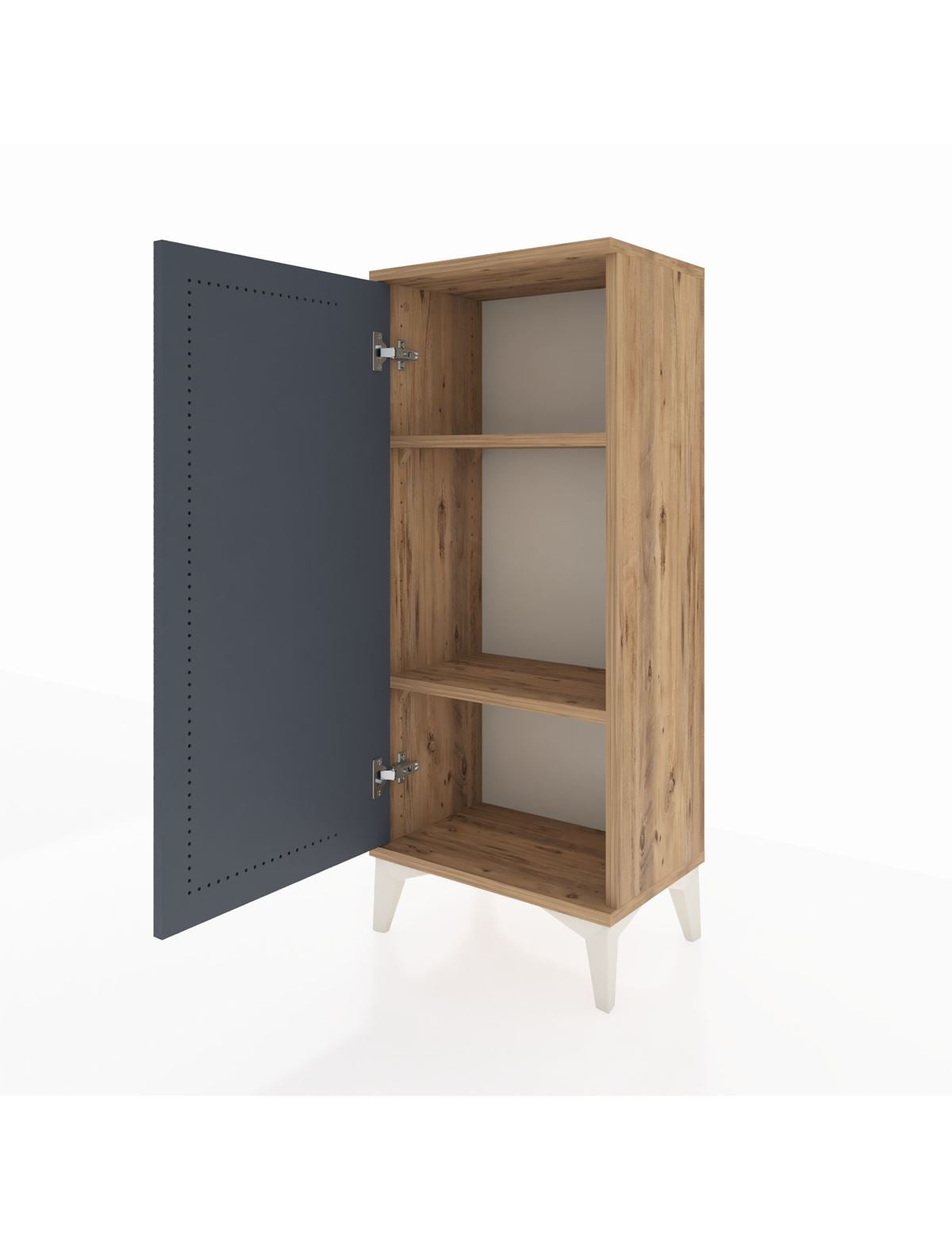 Arges Komodin 2 Raflı Tek Kapaklı 44x30x106 - S10M003V8A