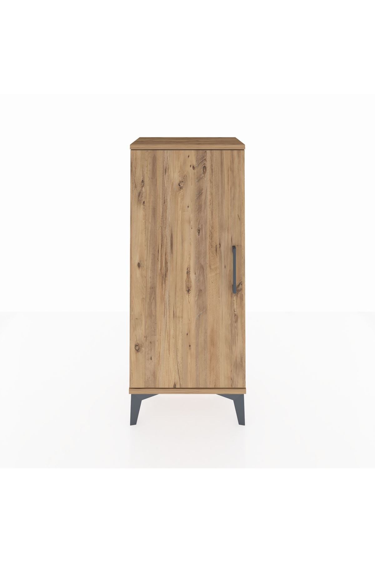 Arges Komodin 2 Raflı Tek Kapaklı 44x30x106 Çam-Çam