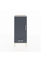 Arges Komodin 3 Raflı Tek Çekmeceli Tek Kapaklı 44x30x106 Aytaşı-Antrasit