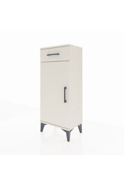 Arges Komodin 2 Raflı Tek Çekmeceli Tek Kapaklı 44x30x106 Aytaşı-Aytaşı