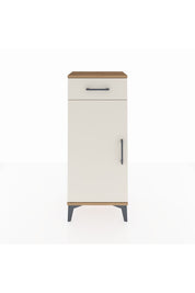 Arges Komodin 2 Raflı Tek Çekmeceli Tek Kapaklı 44x30x106 Çam-Aytaşı