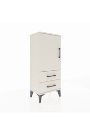 Arges Komodin 2 Raflı 2 Çekmeceli Tek Kapaklı 44x30x106 Aytaşı-Aytaşı