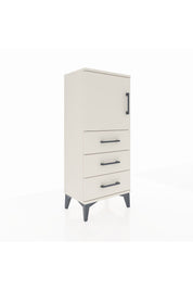 Arges Komodin 2 Raflı 3 Çekmeceli Tek Kapaklı 44x30x106 Aytaşı-Aytaşı