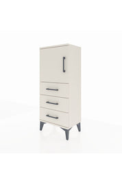 Arges Komodin 2 Raflı 3 Çekmeceli Tek Kapaklı 44x30x106 Aytaşı-Aytaşı