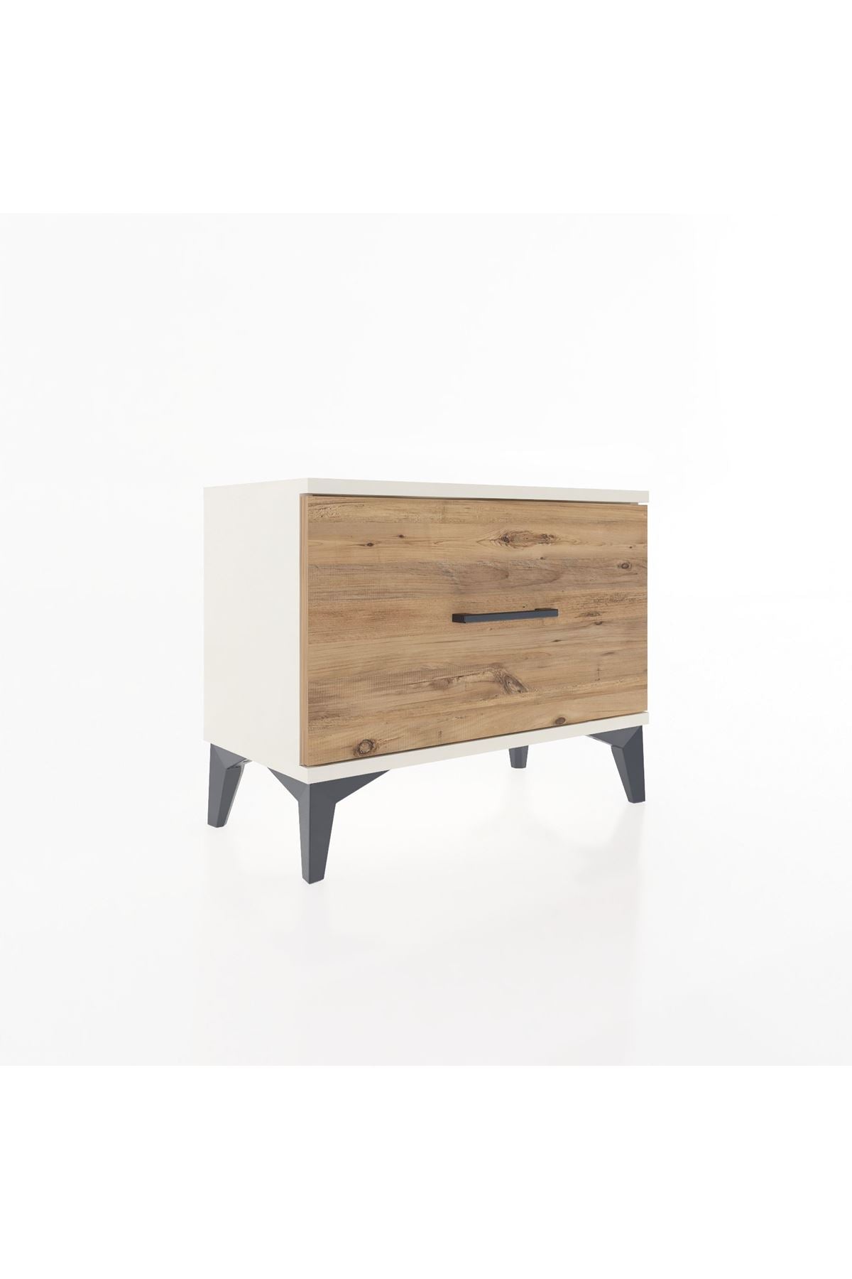 Arges Komodin Tek Çekmeceli 60x30x48 Aytaşı-Çam