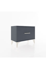 Arges Komodin Tek Çekmeceli 60x30x48 Antrasit-Antrasit