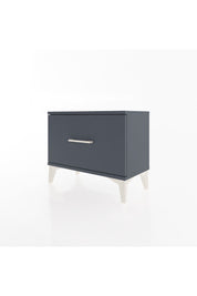 Arges Komodin Tek Çekmeceli 60x30x48 Antrasit-Antrasit