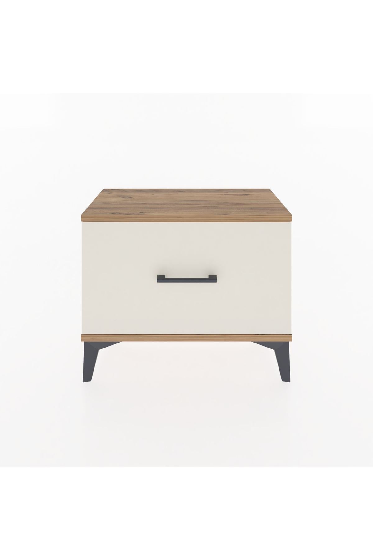 Arges Komodin Tek Çekmeceli 60x30x48 Çam-Aytaşı