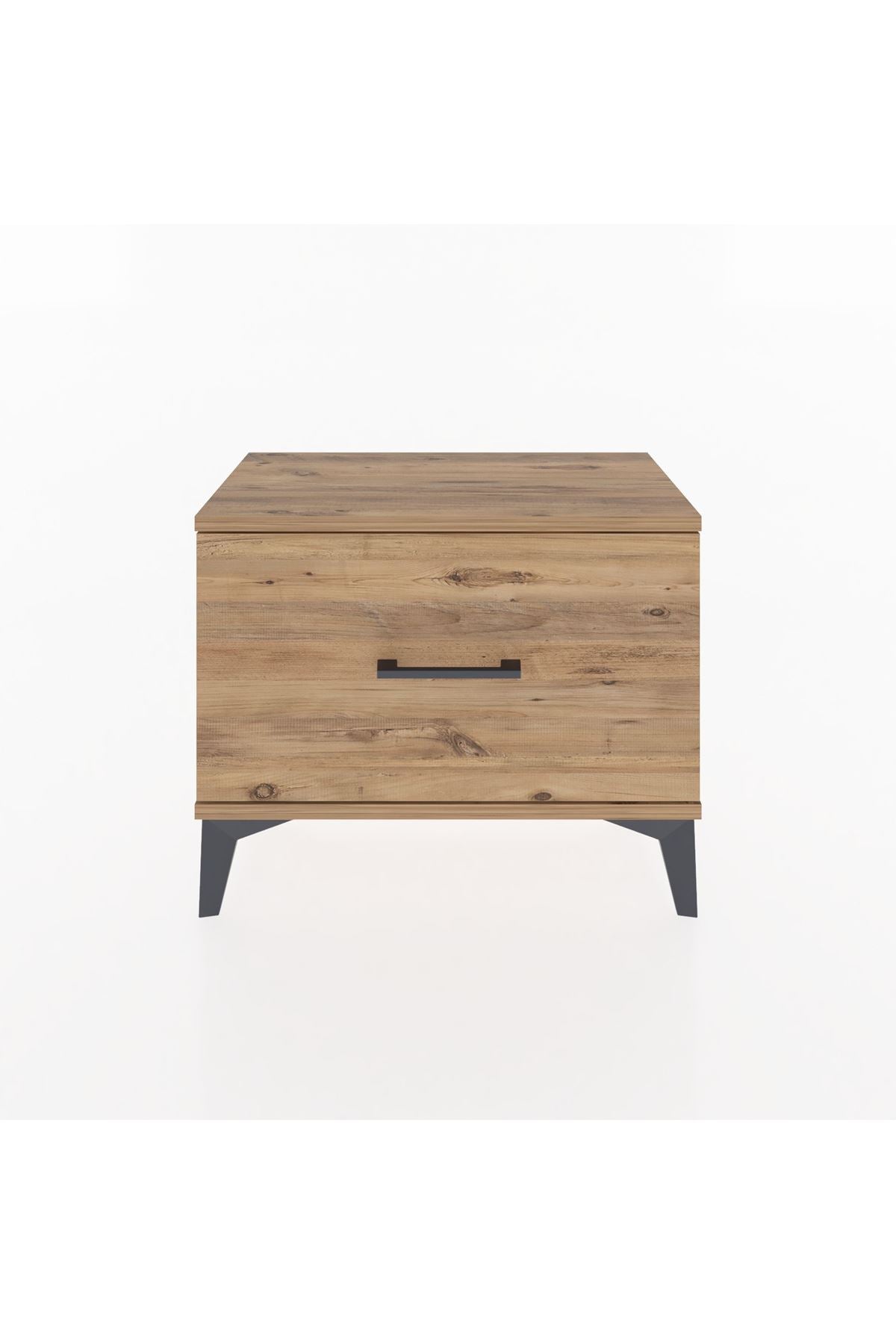 Arges Komodin Tek Çekmeceli 60x30x48 Çam-Çam