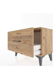 Arges Komodin Tek Çekmeceli 60x30x48 Çam-Çam