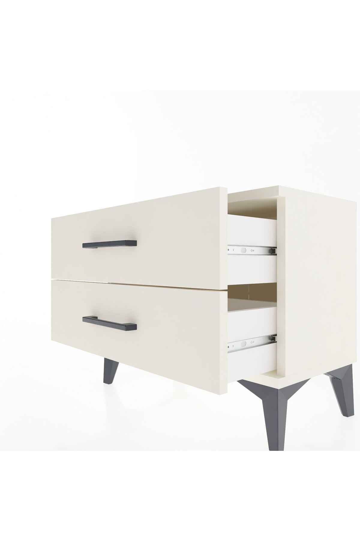 Arges Komodin 2 Çekmeceli 60x30x48 Aytaşı-Aytaşı