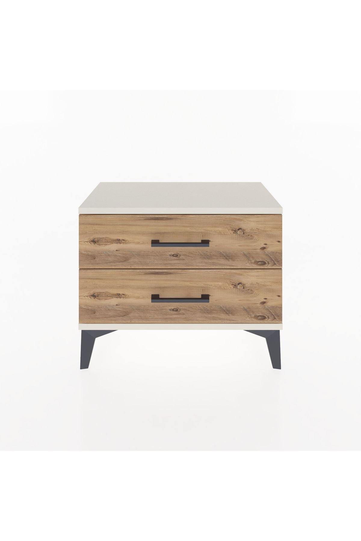 Arges Komodin 2 Çekmeceli 60x30x48 Aytaşı-Çam