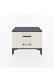 Arges Komodin 2 Çekmeceli 60x30x48 Antrasit-Aytaşı