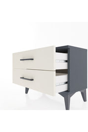 Arges Komodin 2 Çekmeceli 60x30x48 Antrasit-Aytaşı