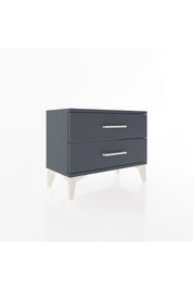 Arges Komodin 2 Çekmeceli 60x30x48 Antrasit-Antrasit