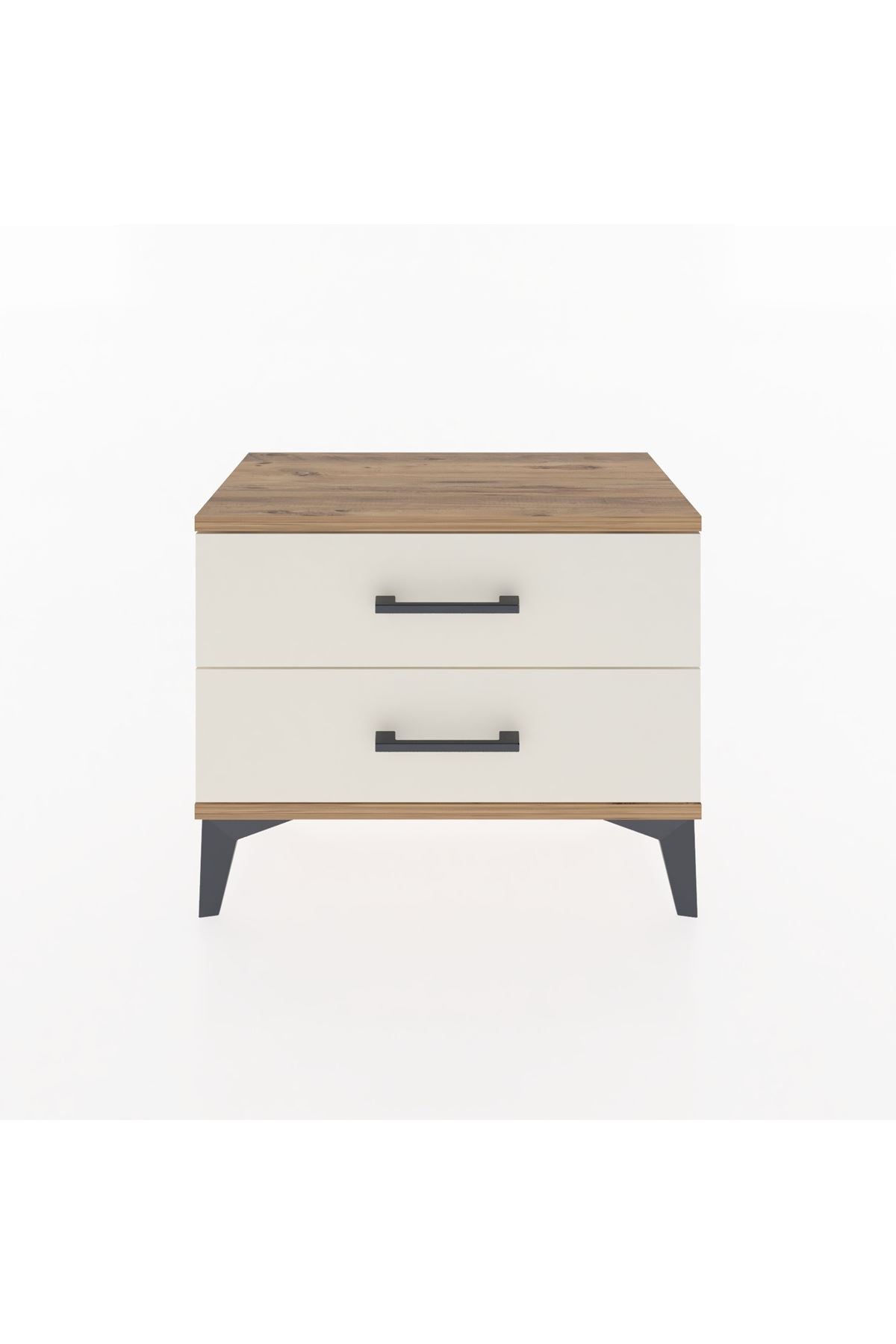 Arges Komodin 2 Çekmeceli 60x30x48 Çam-Aytaşı