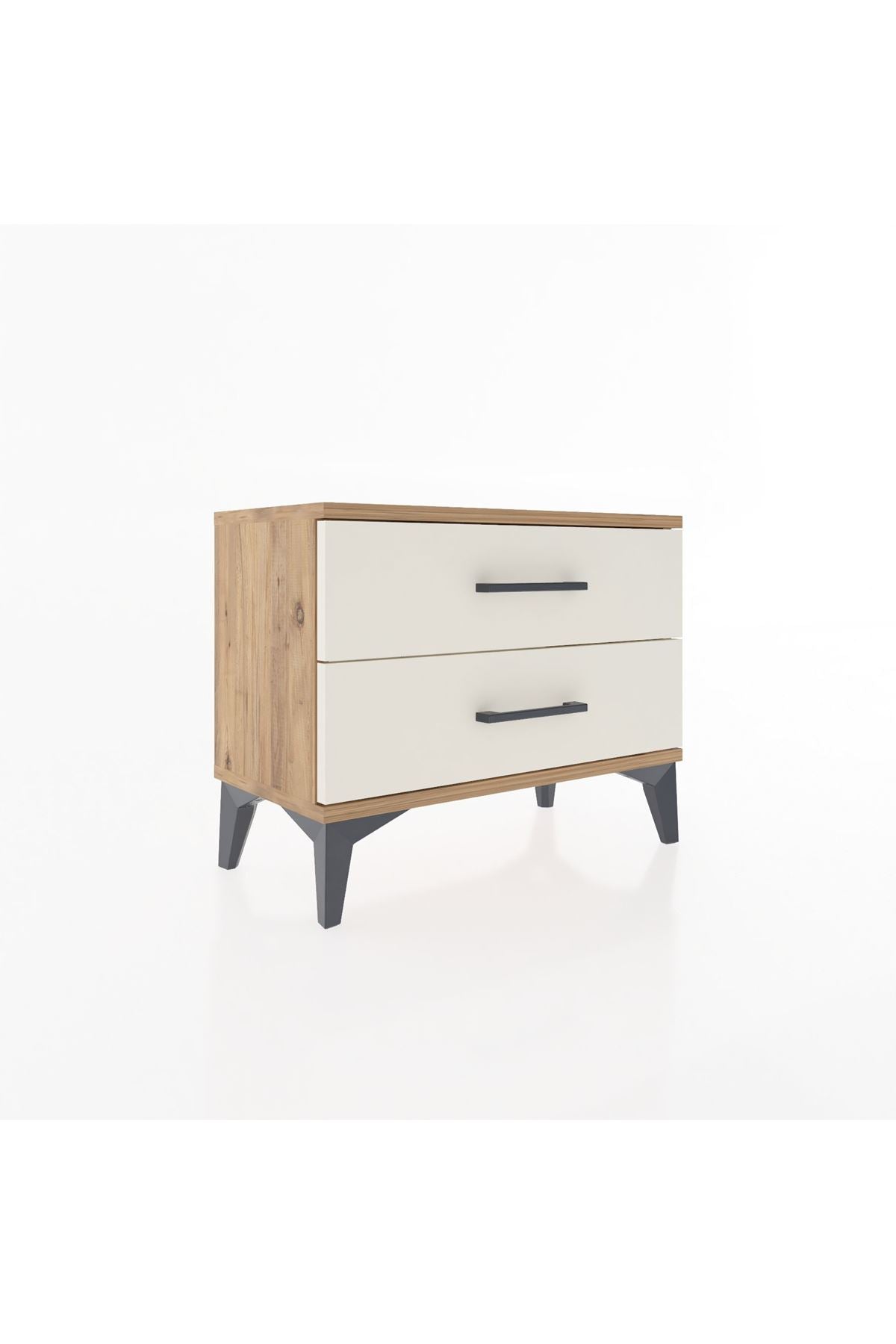 Arges Komodin 2 Çekmeceli 60x30x48 Çam-Aytaşı