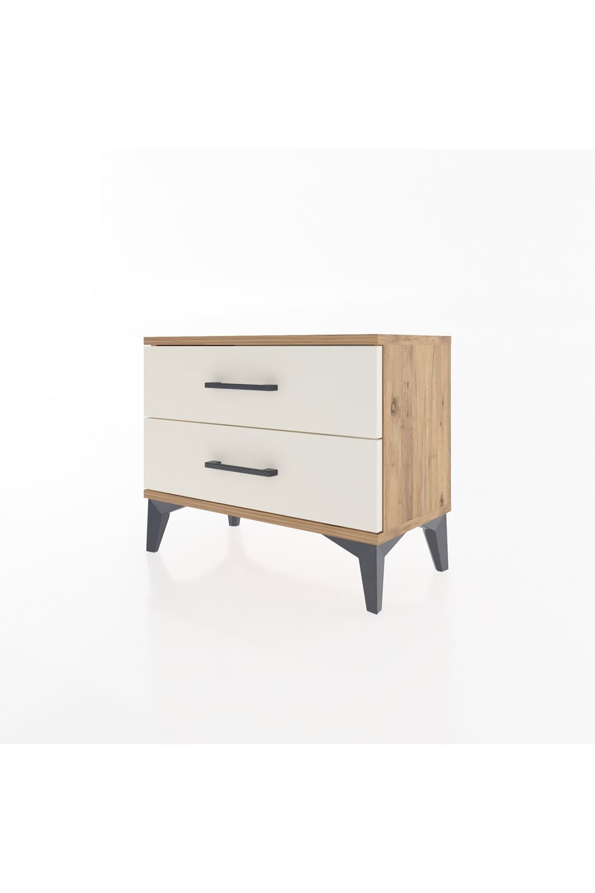 Arges Komodin 2 Çekmeceli 60x30x48 Çam-Aytaşı