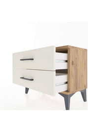 Arges Komodin 2 Çekmeceli 60x30x48 Çam-Aytaşı