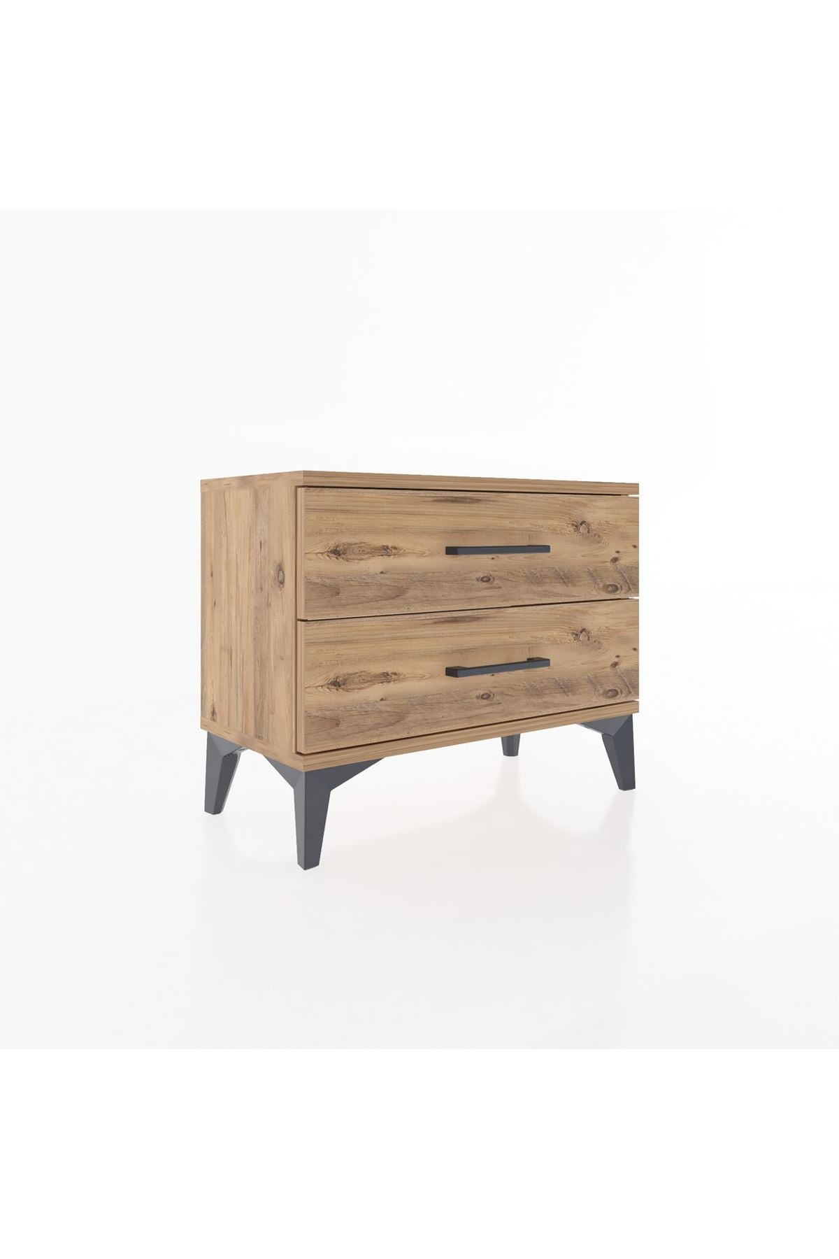 Arges Komodin 2 Çekmeceli 60x30x48 Çam-Çam