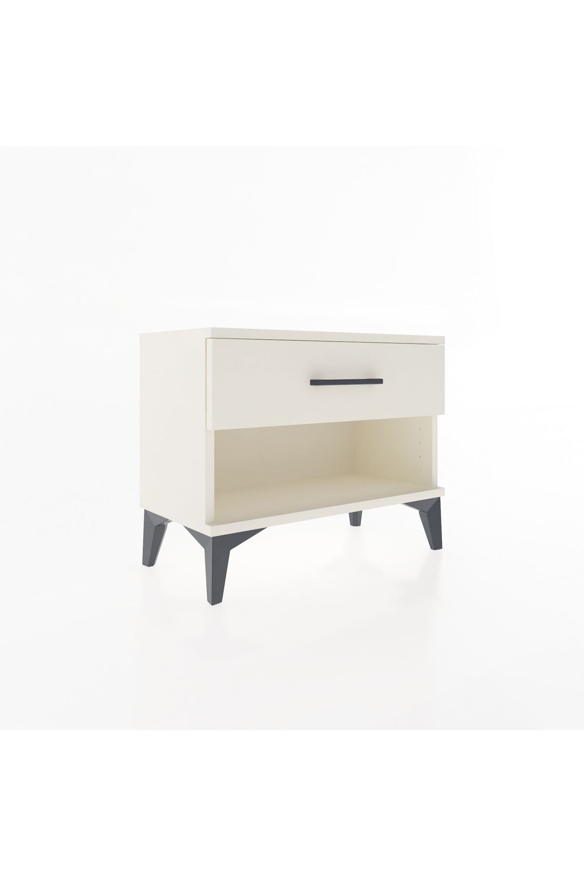 Arges Komodin Tek Çekmeceli 60x30x48 Aytaşı-Aytaşı