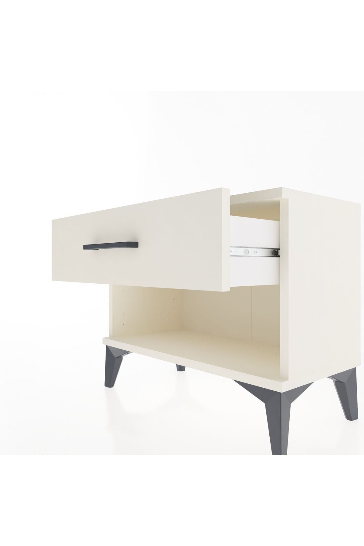 Arges Komodin Tek Çekmeceli 60x30x48 Aytaşı-Aytaşı