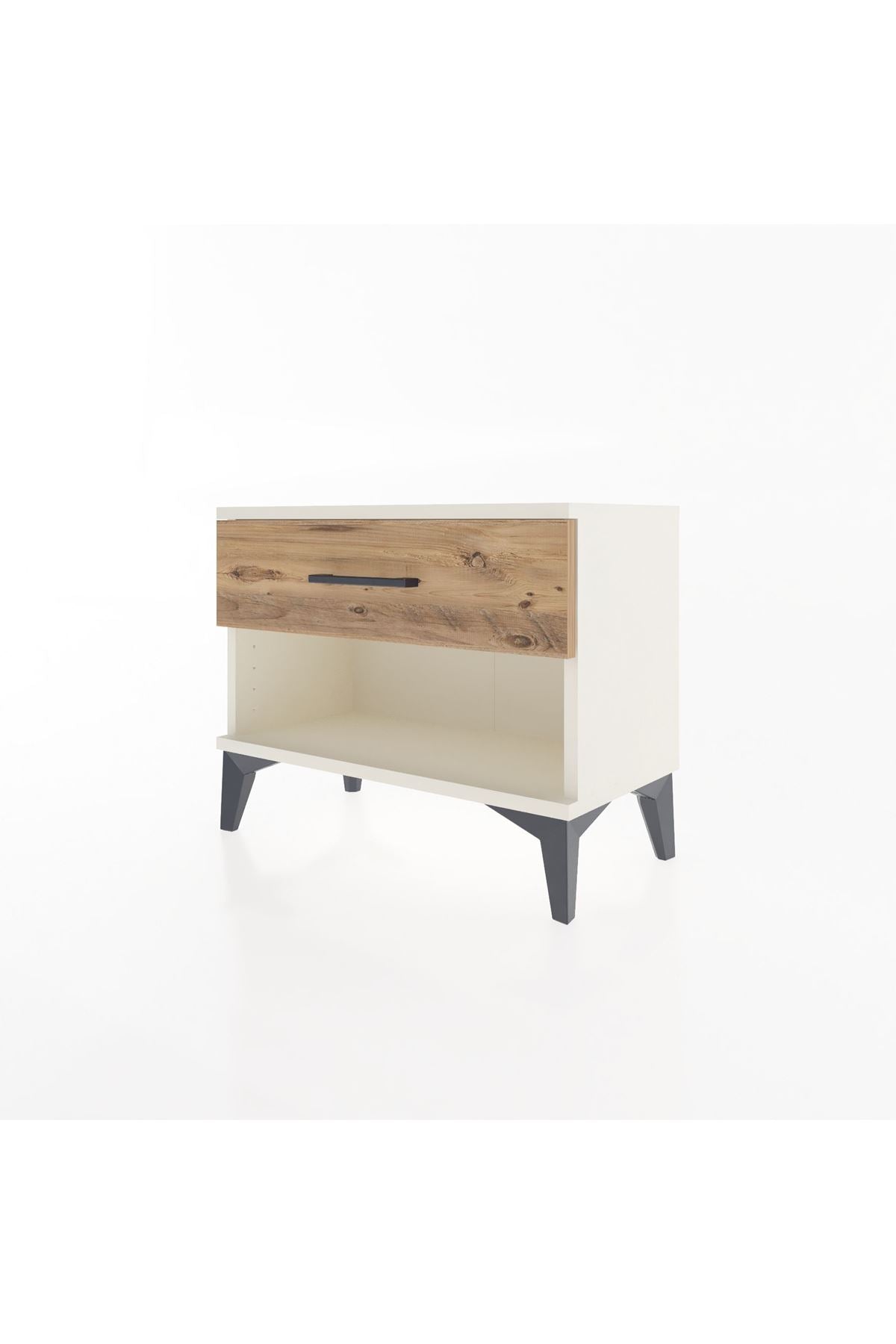 Arges Komodin Tek Çekmeceli 60x30x48 Aytaşı-Çam